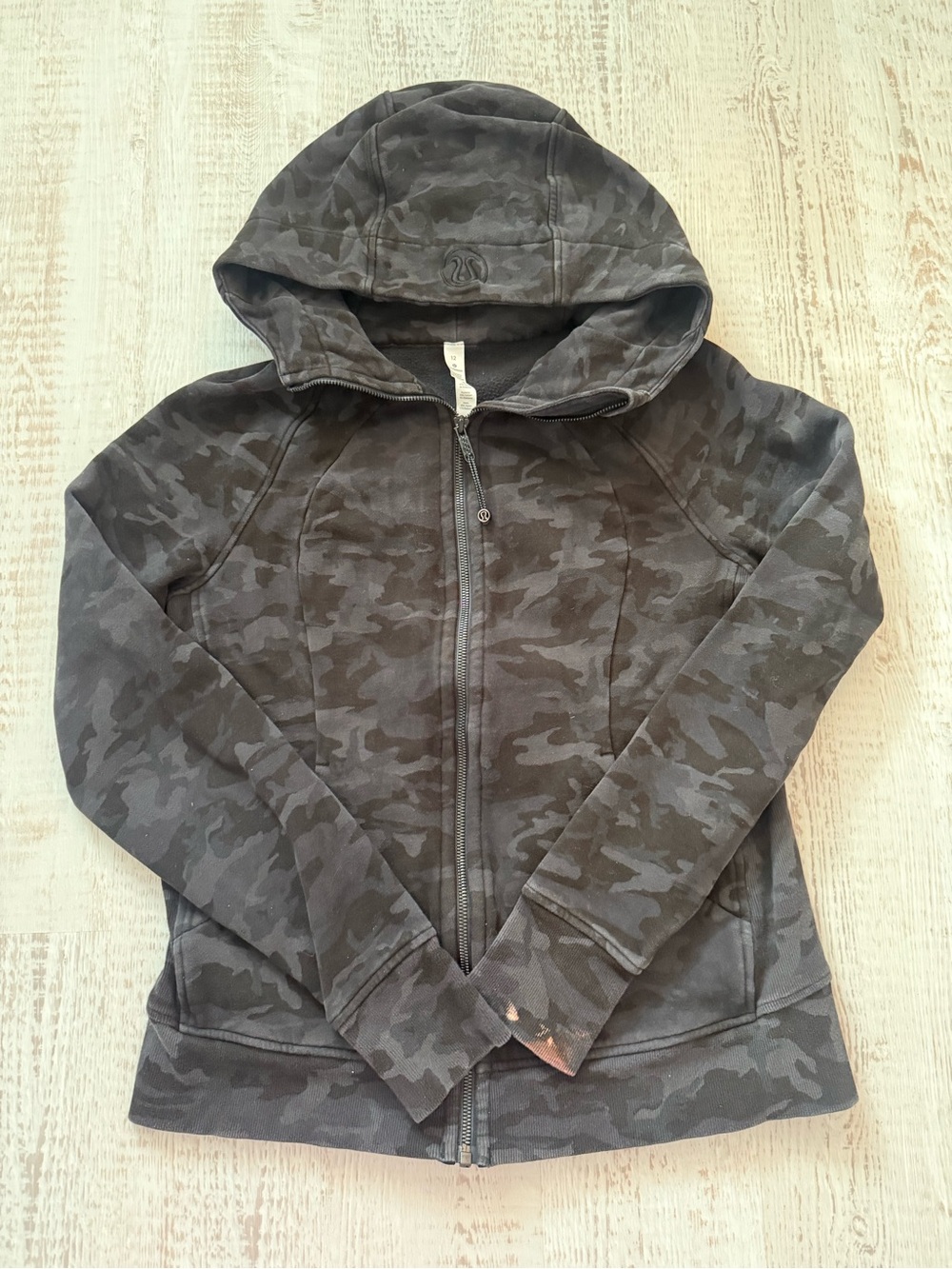 lululemon Charcoal Camo Full-Zip Hoodie